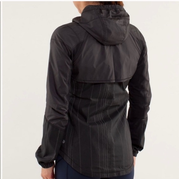 Lululemon Athletica Reflective Running Jacket with Asymmetrical Zipper - Picture 11 of 11